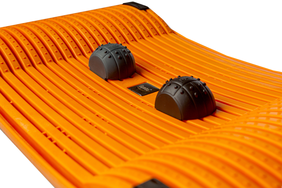Massagebälle für Gymba Balanceboard Weich: Farbe Grau
Hart: Farbe Schwarz