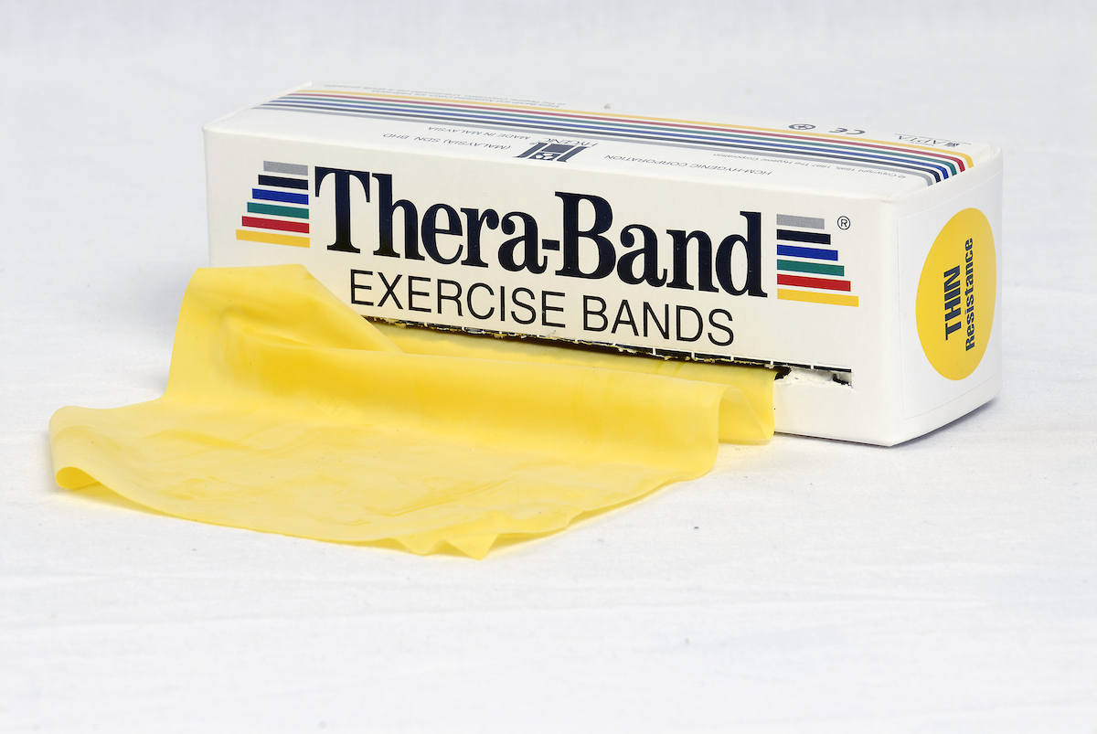 TheraBand Übungsband 5,50 m leicht, gelb