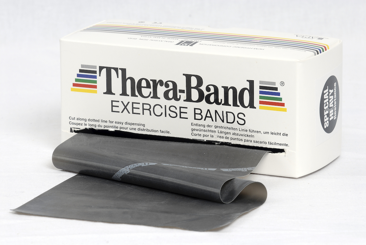 TheraBand Übungsband 5,50 m spezial stark, schwarz