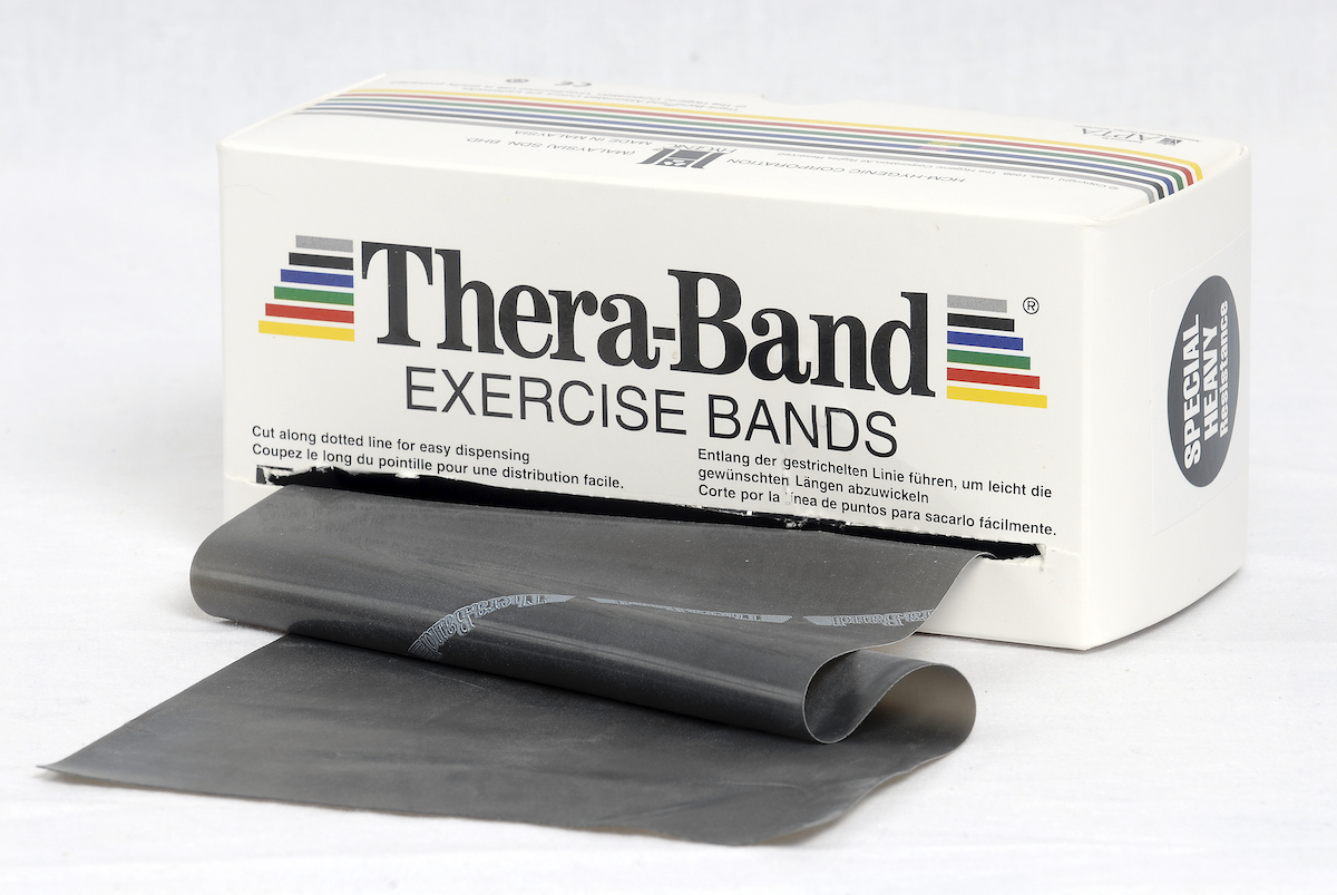 TheraBand Übungsband 5,50 m spezial stark, schwarz TheraBand Übungsband 5,50 m spezial stark, schwarz