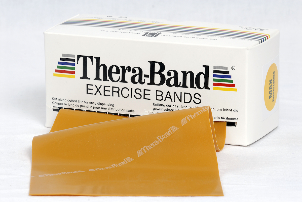 TheraBand Übungsband 5,50 m max. stark, gold