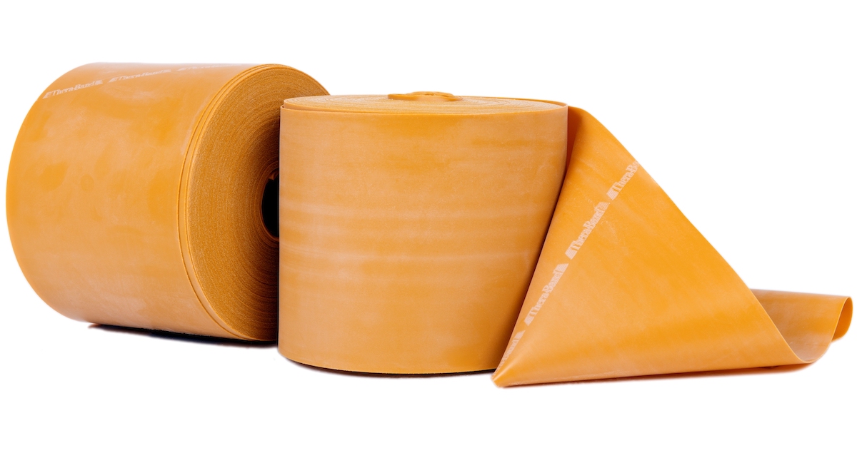 TheraBand Übungsband 45,50 m max. stark, gold TheraBand Übungsband 45,50 m max. stark, gold