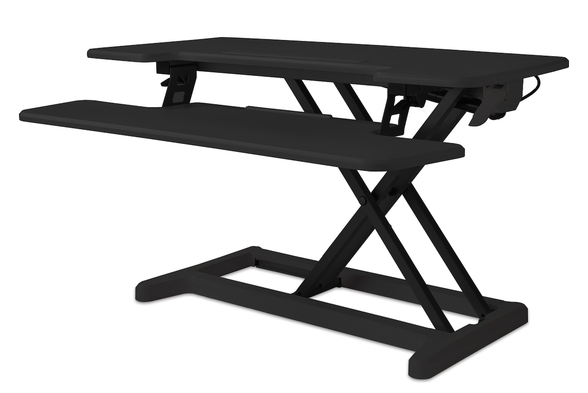 Adjustable Sit-Stand Desk Riser 2 schwarz Adjustable Sit-Stand Desk Riser 2 schwarz