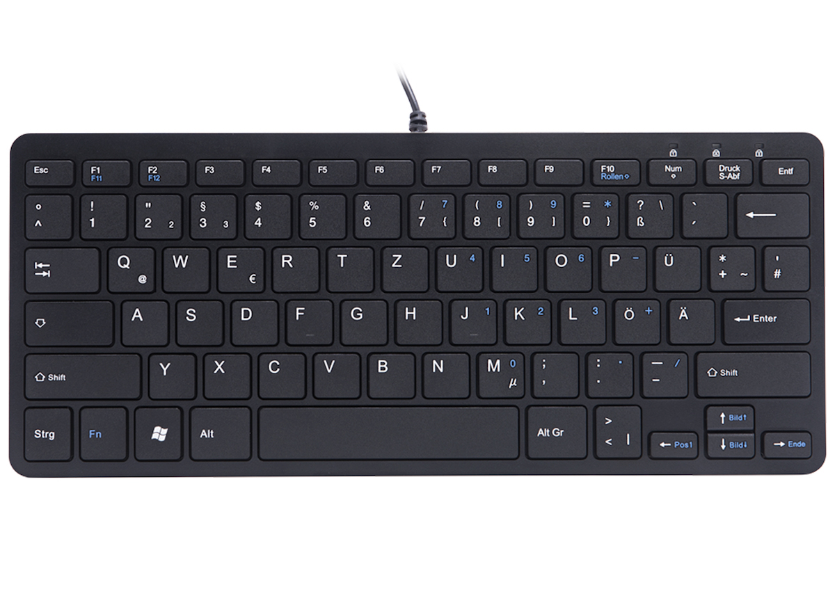 RGO - Compact Keyboard schwarz , DE- Layout RGO - Compact Keyboard schwarz , DE- Layout