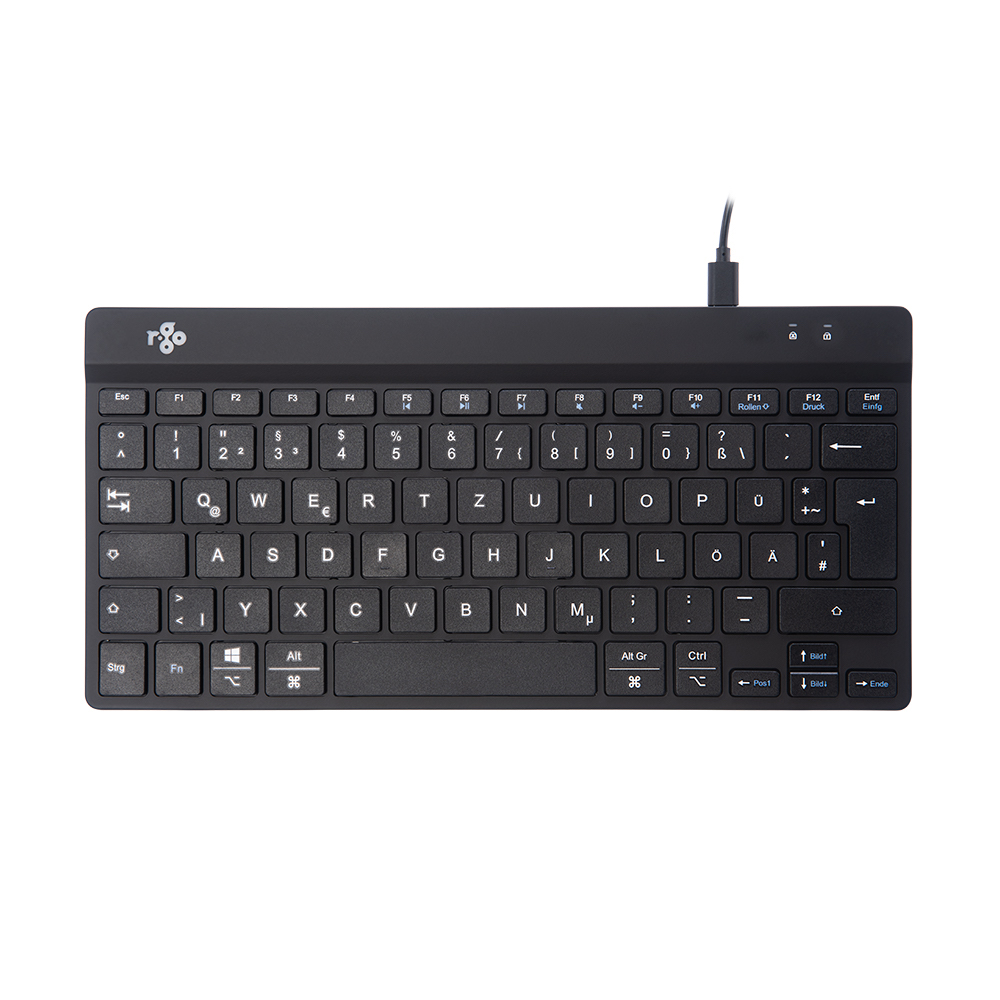 RGO - Compact Break Keyboard DE- Layout, schwarz RGO - Compact Break Keyboard DE- Layout, schwarz