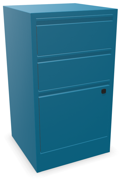 Bisley Beistellschrank Home Filer mit Griffleiste HF3 Bisley Beistellschrank Home Filer mit Griffleiste HF3