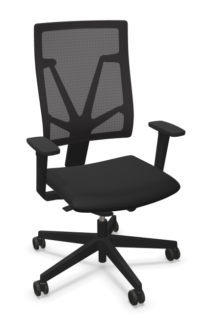 Nowy Styl 4ME-MESH-BL-SOFT-SEAT-SFB1