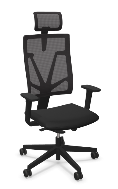 NowyStyl 4ME-MESH-BL-SOFT-SEAT-HRMA-SFB1