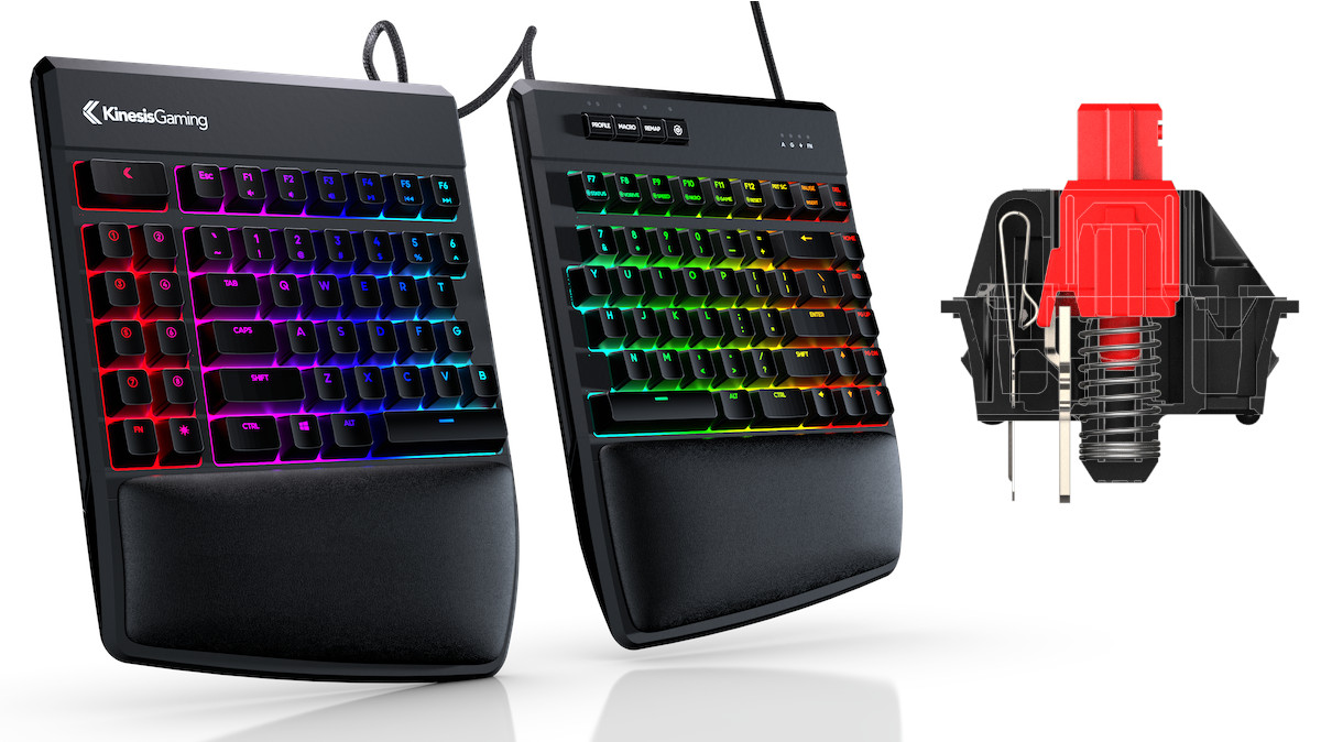 Image Freestyle Edge RGB Gaming US QWERTY MX Red