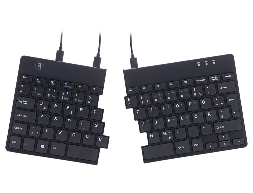 Image RGO - Split Break Keyboard DE - Layout, schwarz