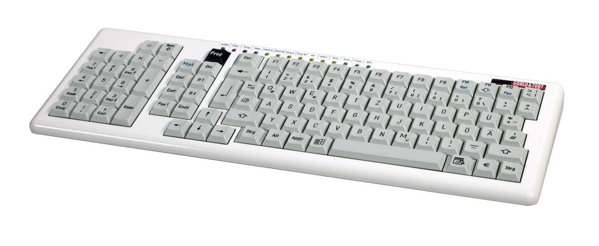 Image Zeus Einhandtastatur für Linkshänder, mit integriertem Nummernblock