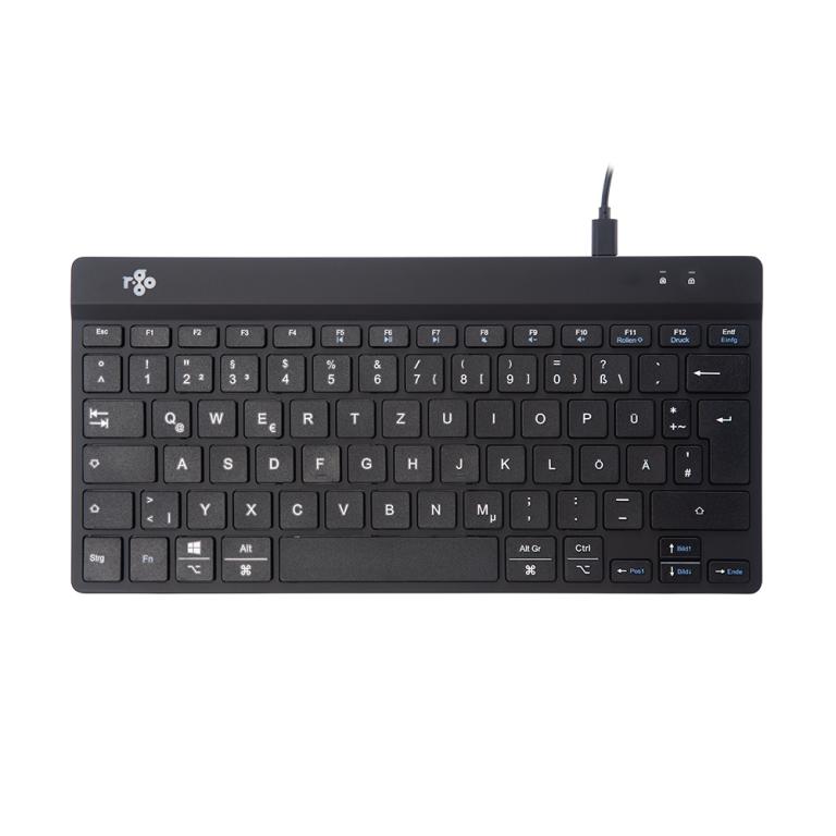Image RGO - Compact Break Keyboard DE- Layout, schwarz