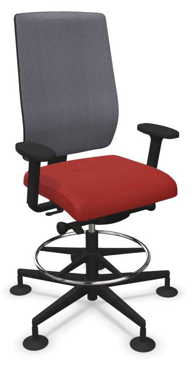 Image NowyStyl X-Line Counter Swivel Chair MESH