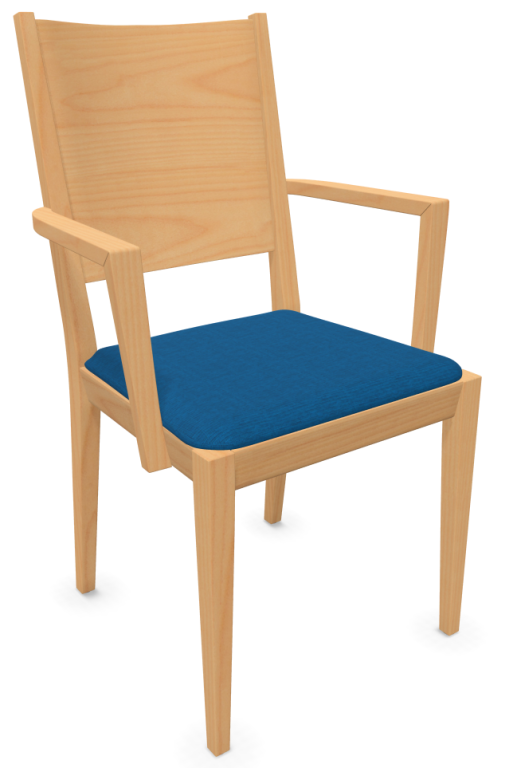 Image Kusch Luca Frame Chair 4LA HB W/UPH 2