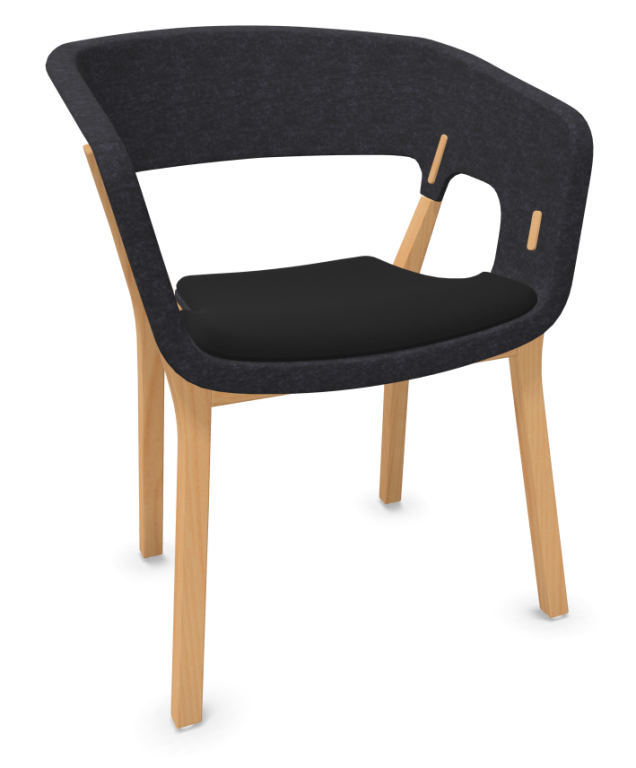 Image Kusch Njord Armchair 4L LGW FL