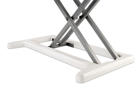 Adjustable Sit-Stand Desk Riser 2 weiß