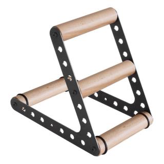 Bar Stand Fußstütze Buche natur, Gestell schwarz
